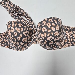 SHADE & SHORE LEOPARD BIKINI TOP